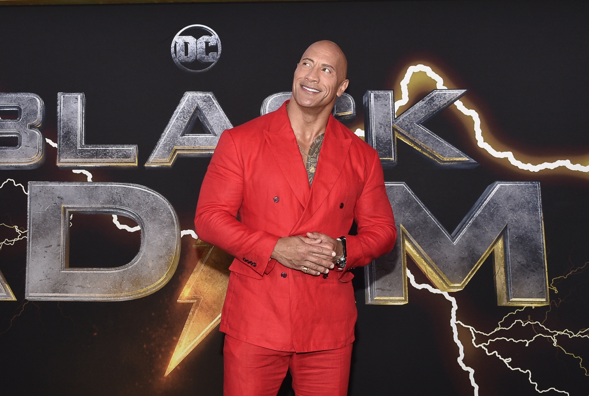 In Black Adam (2022), the Rock eyebrow raise is canonized to be part of the  DC universe via the tie in comic book. : r/shittymoviedetails