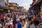 Shoppers at the Oshodi market in Lagos.