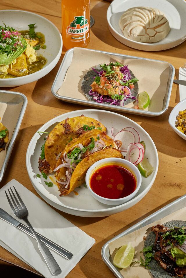 Birria queso tacos at Milpa.