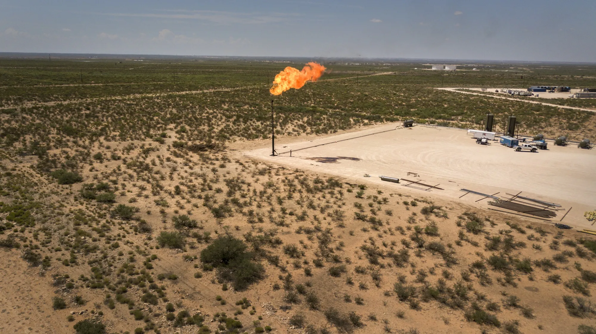 Flares As Natural Gas Tumbles After 'Momentum Killer' U.S. Storage Gain