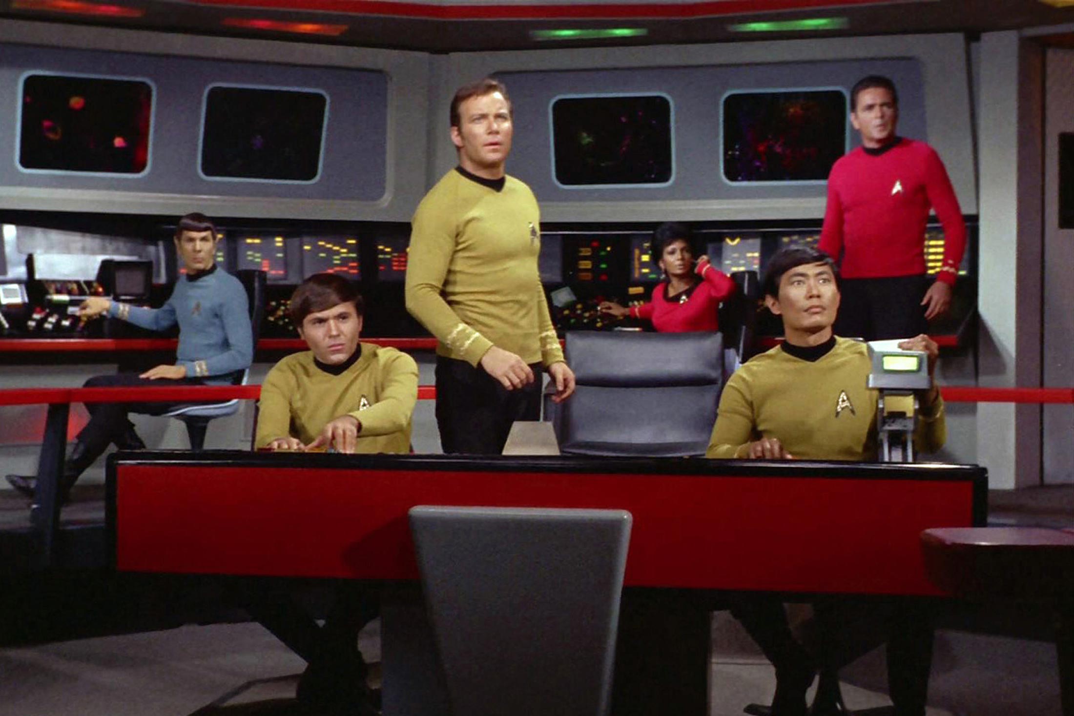 A scene from the Star Trek episode Spock’s Brain, which aired on Sept. 20, 1968.
