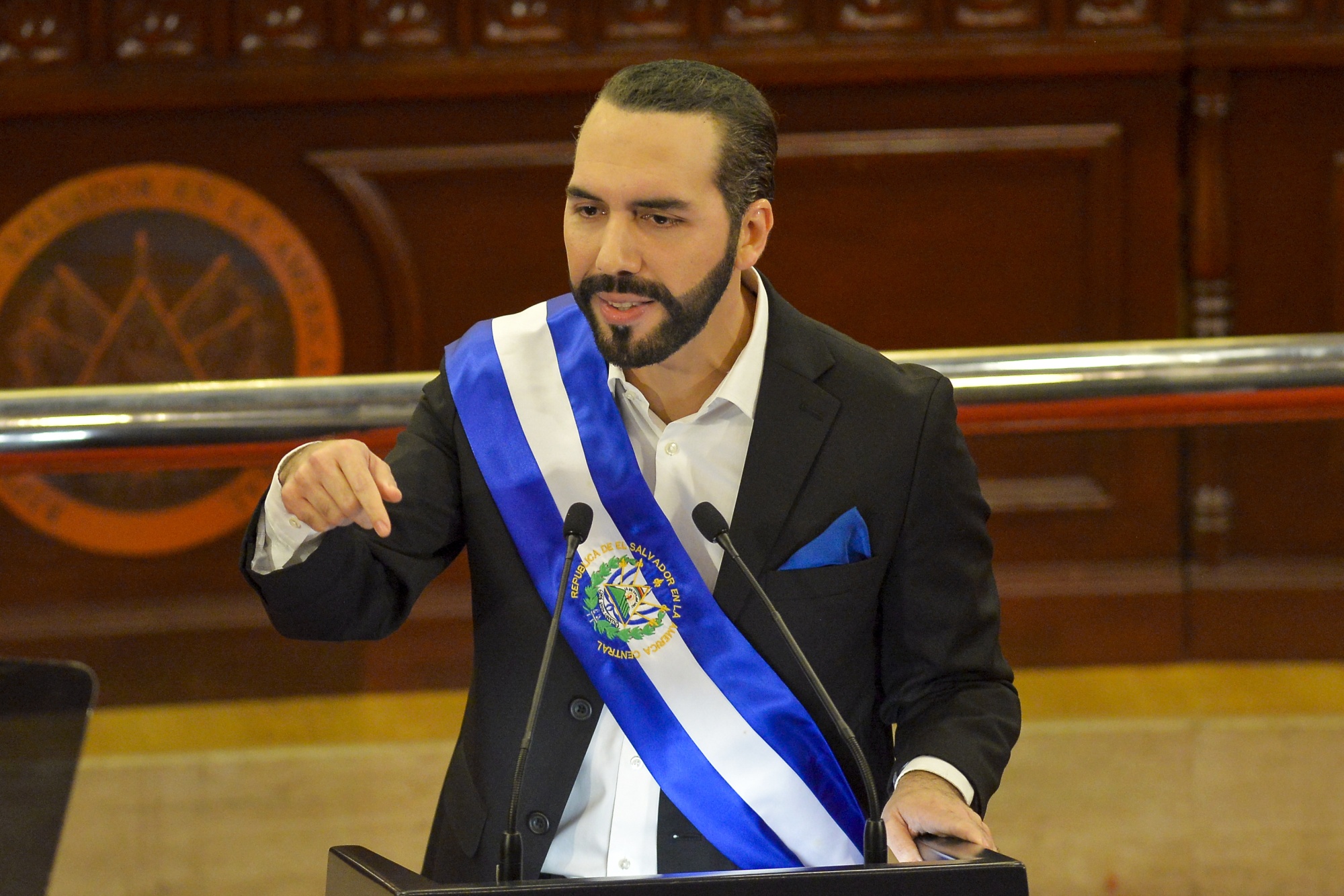 El Salvador's President Nayib Bukele