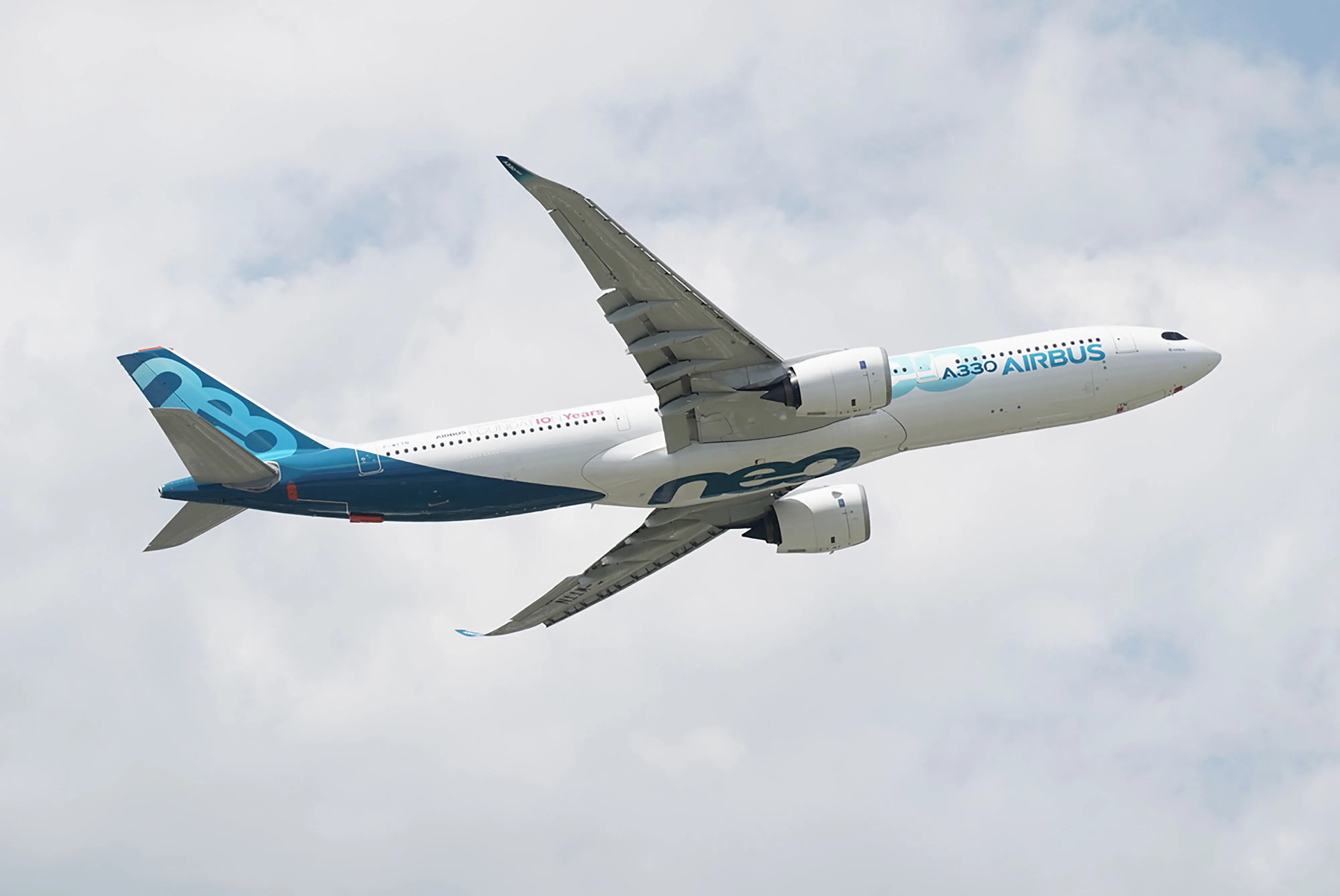 An Airbus SE A330neo passenger aircraft.
