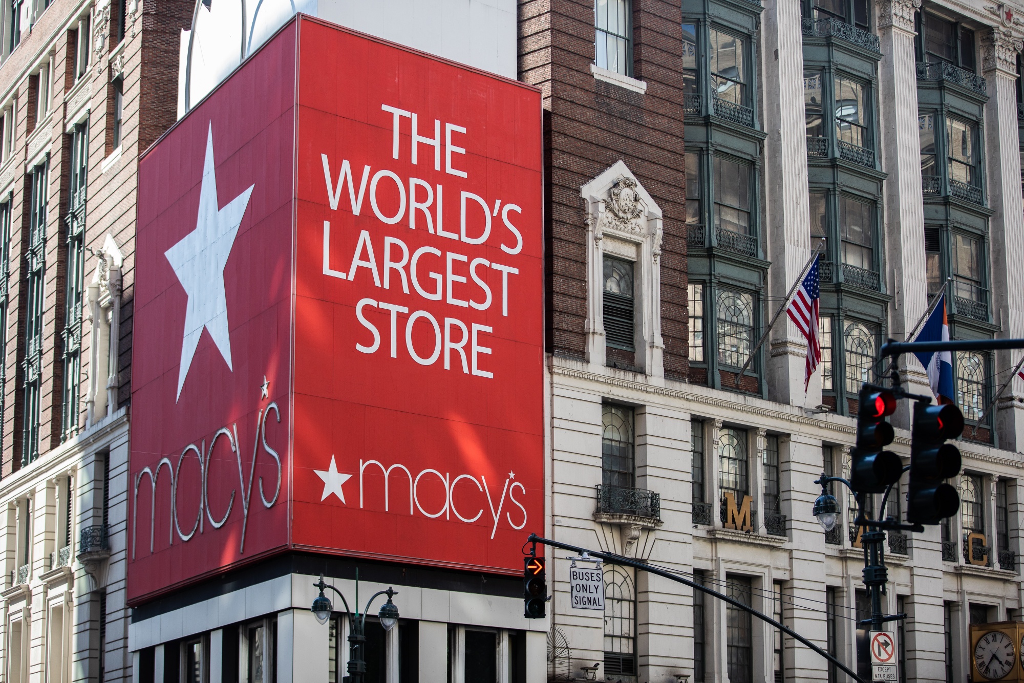 The Macy's&nbsp;flagship store in&nbsp;New York.