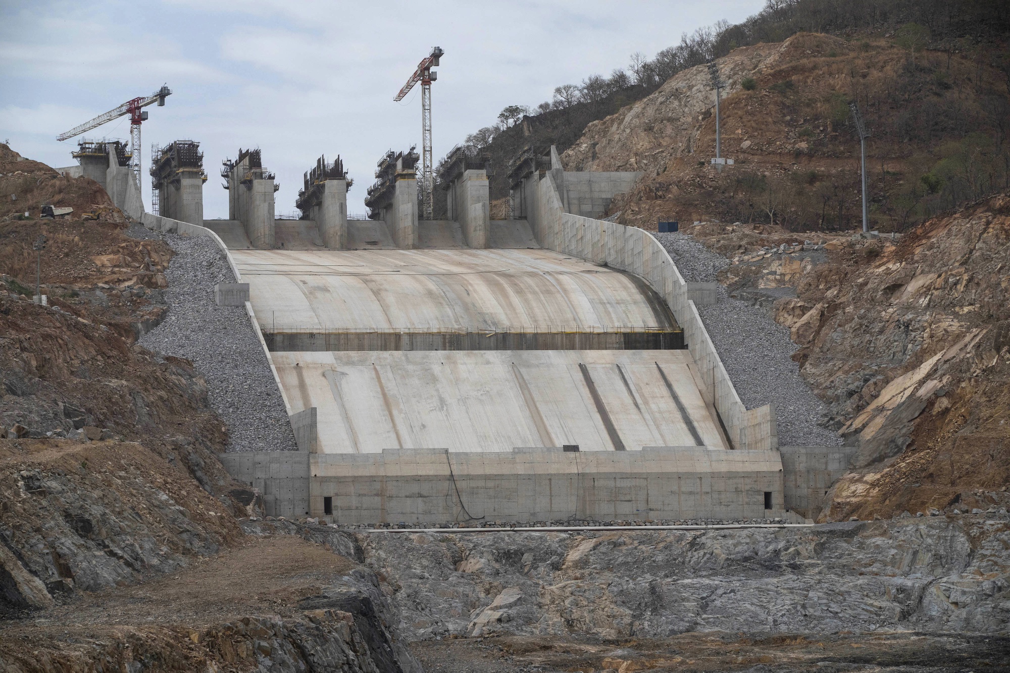 Grand Ethiopian Renaissance Dam in May 2019.