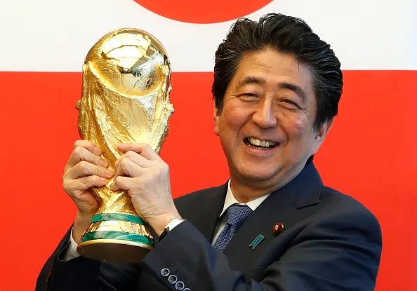 Abe's a winner in the eyes of the stock market.
