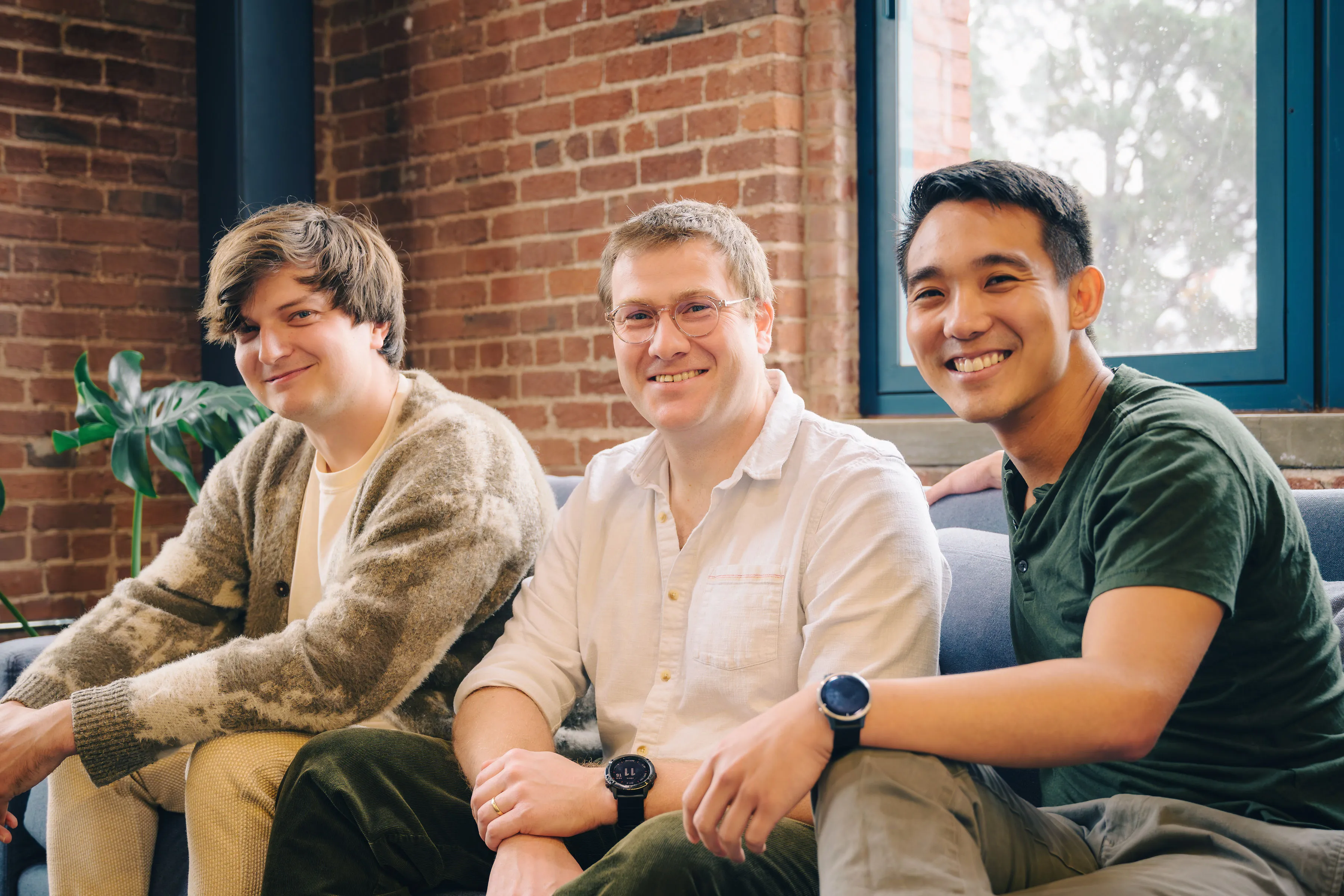 Daniel Balsam, left, Tom McGrath, center,&nbsp;and Eric Ho.