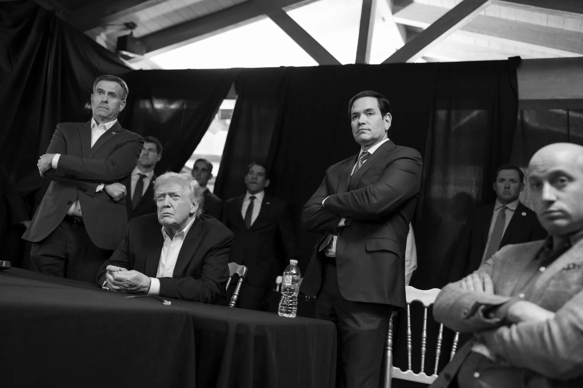 All the president’s men.