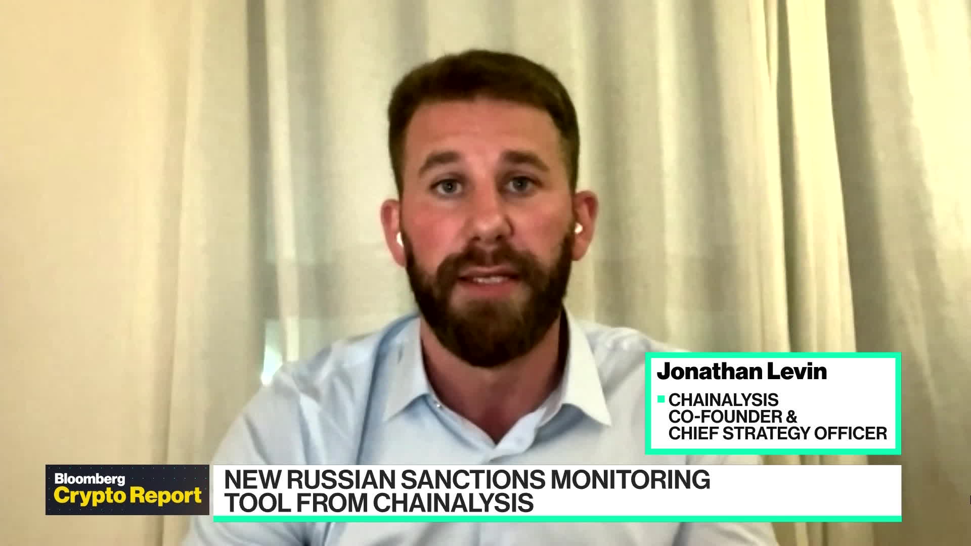 Watch Chainalysis Co-Founder on Crypto and Russian Sanctions - Bloomberg