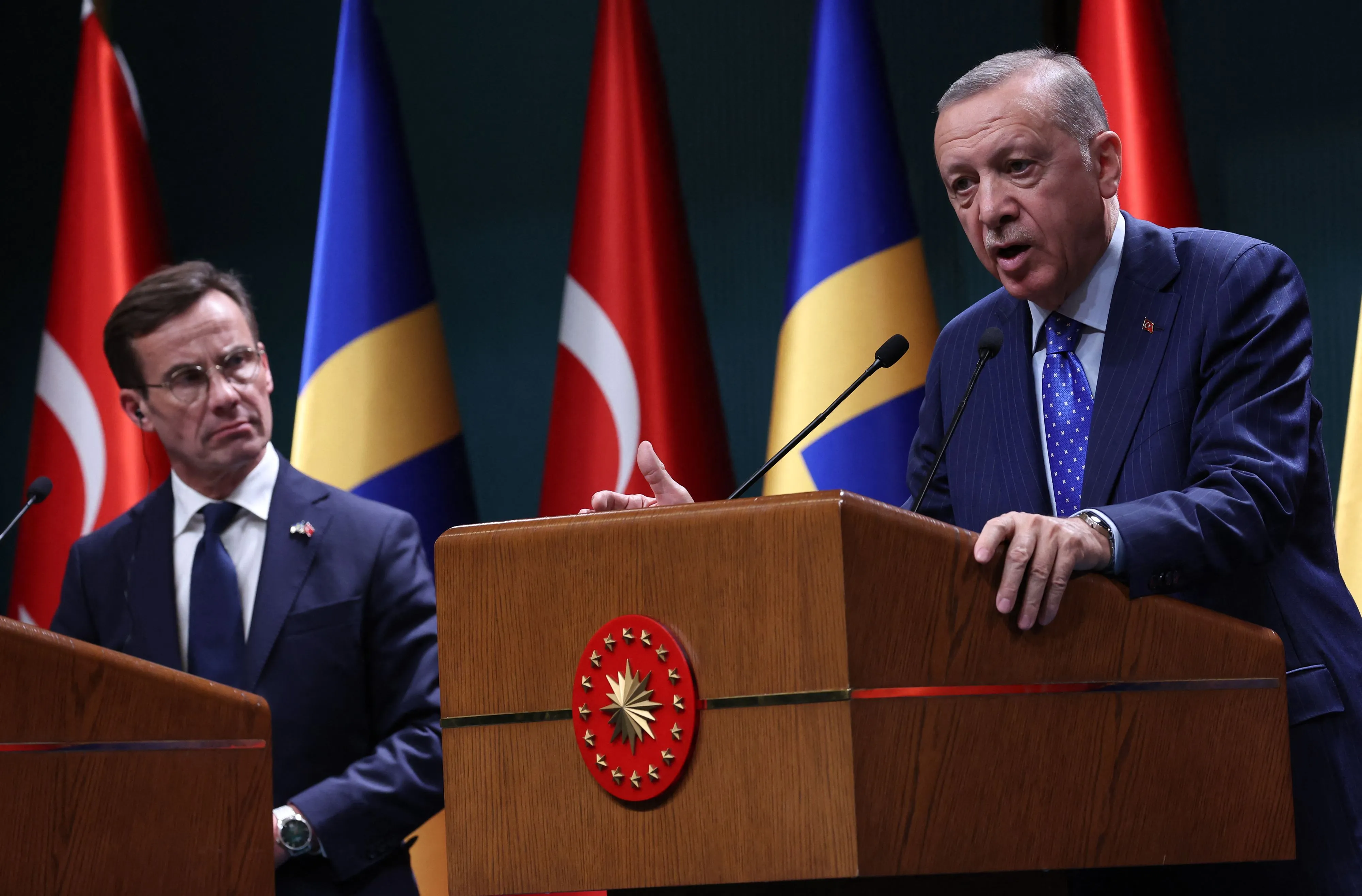 Scolding Swedes in Ankara.