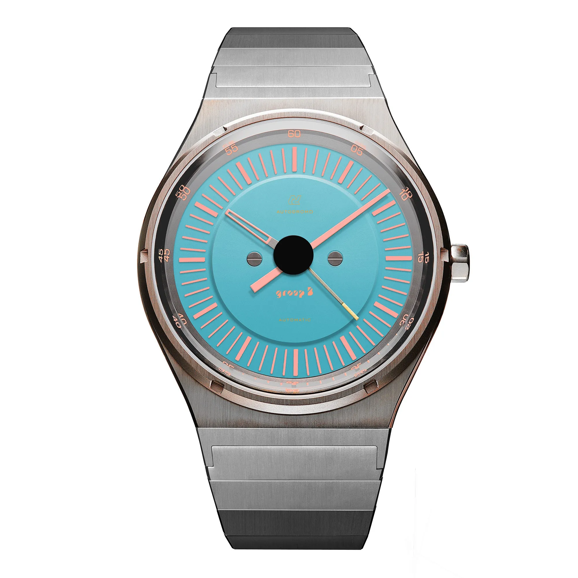 【美品】 Autodromo Group B Corsica Blue Autodromo Group B S2 Corsica Blue Is a Watch Made for Summer