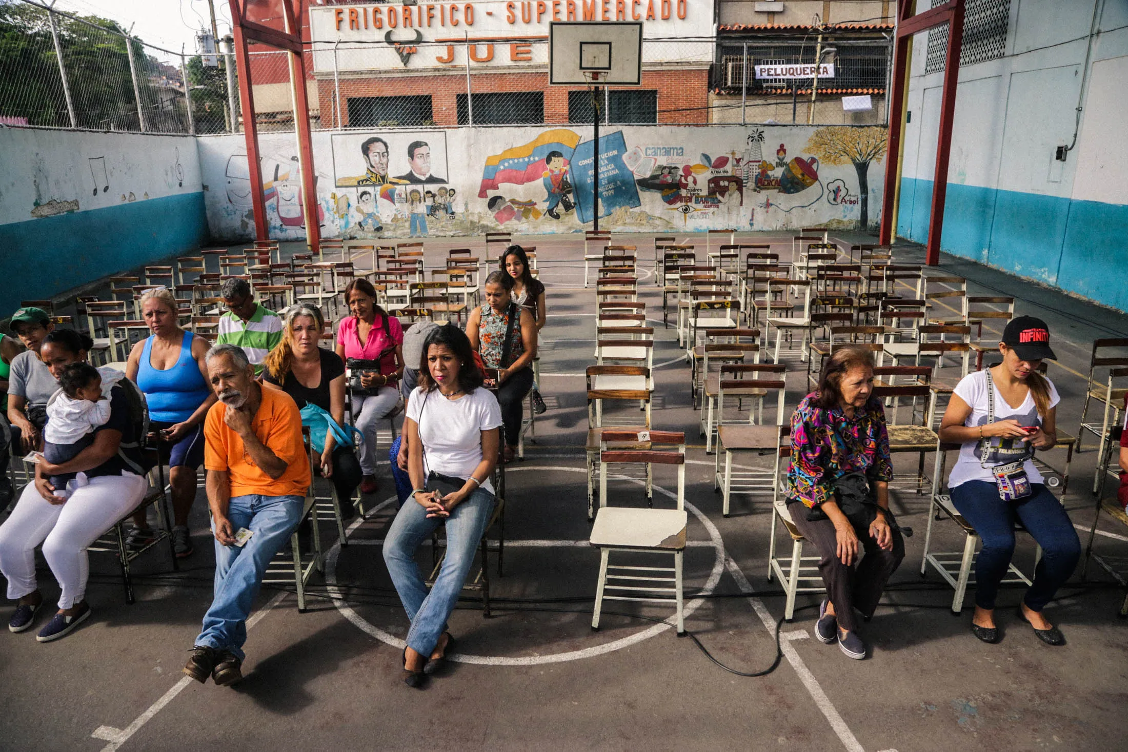 Voters At Polling Stations And Reactions During Presidential Elections