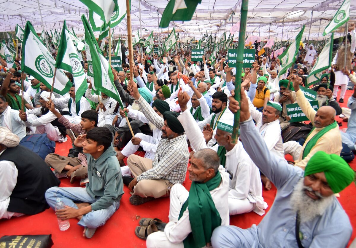 Indian Farmers Join Widening Protests Over Voter Roll Revamp - Bloomberg