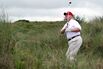 Donald Trump plays a round of golf after the opening of the Trump International Golf Links Course on July 10, 2012, in Balmedie, Scotland.
