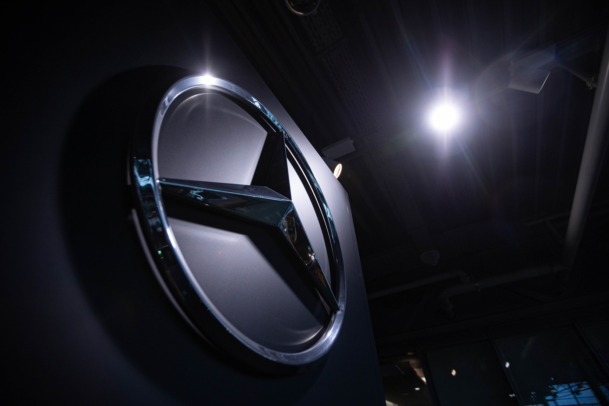 Mercedes-Benz Showrooms Ahead of Daimler AG Earnings