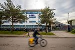 The ASML Holding NV headquarters in Veldhoven, Netherlands, on Thursday, Oct. 17, 2024. ASML Chief Executive Officer Christophe Fouquet said he expects the chip market’s long-awaited recovery will extend “well into 2025,” following disappointing third-quarter earnings that sparked a broad selloff across the semiconductor industry.