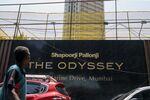 The Odyssey residential project under construction, developed by Shapoorji Pallonji Group, in Mumbai. Photographer: Dhiraj Singh/Bloomberg
