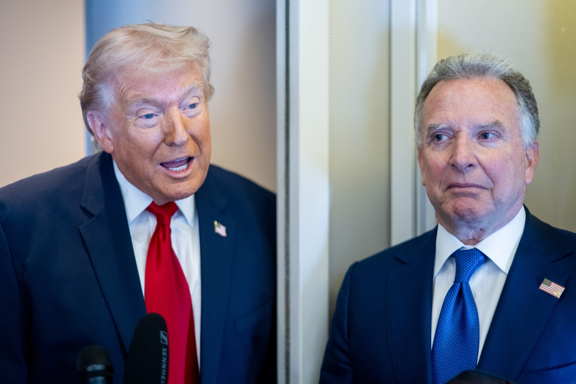 Donald Trump and Steve Witkoff Photographer: Roberto Schmidt/Getty Images
