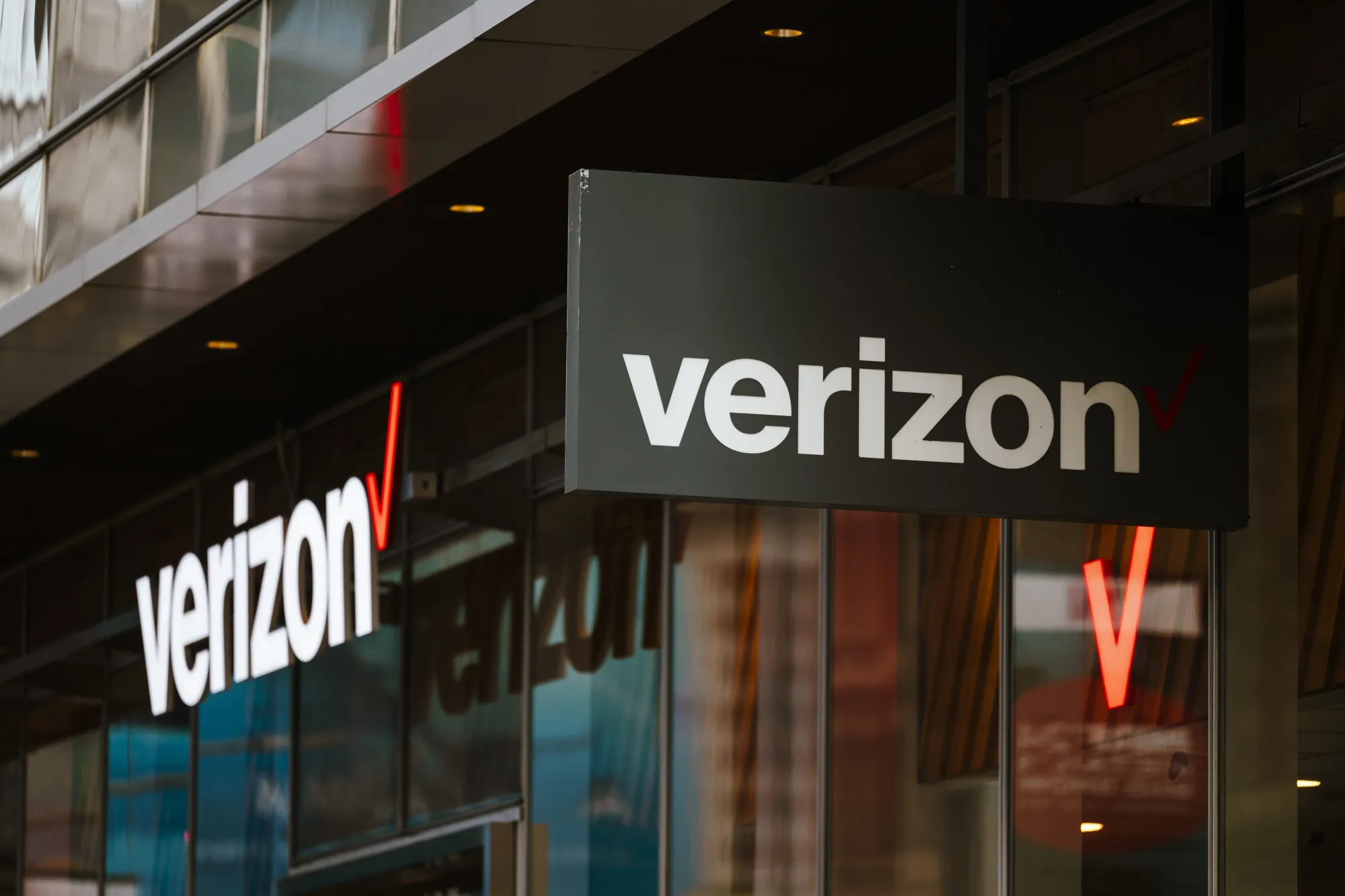A Verizon store in New York.