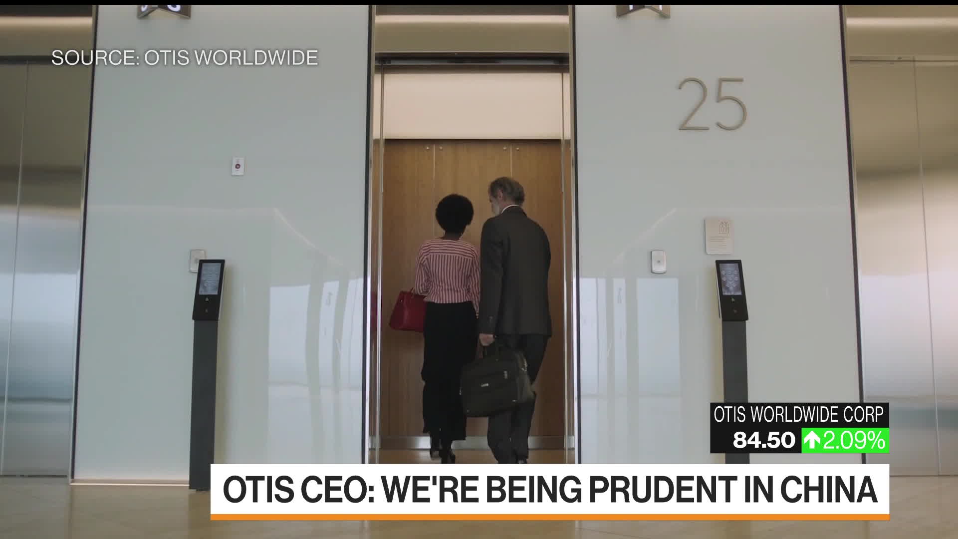 Watch Otis Elevator CEO Is Cautious About 2022 Bloomberg