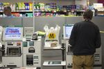 The rise of self checkout (along with productivity).
