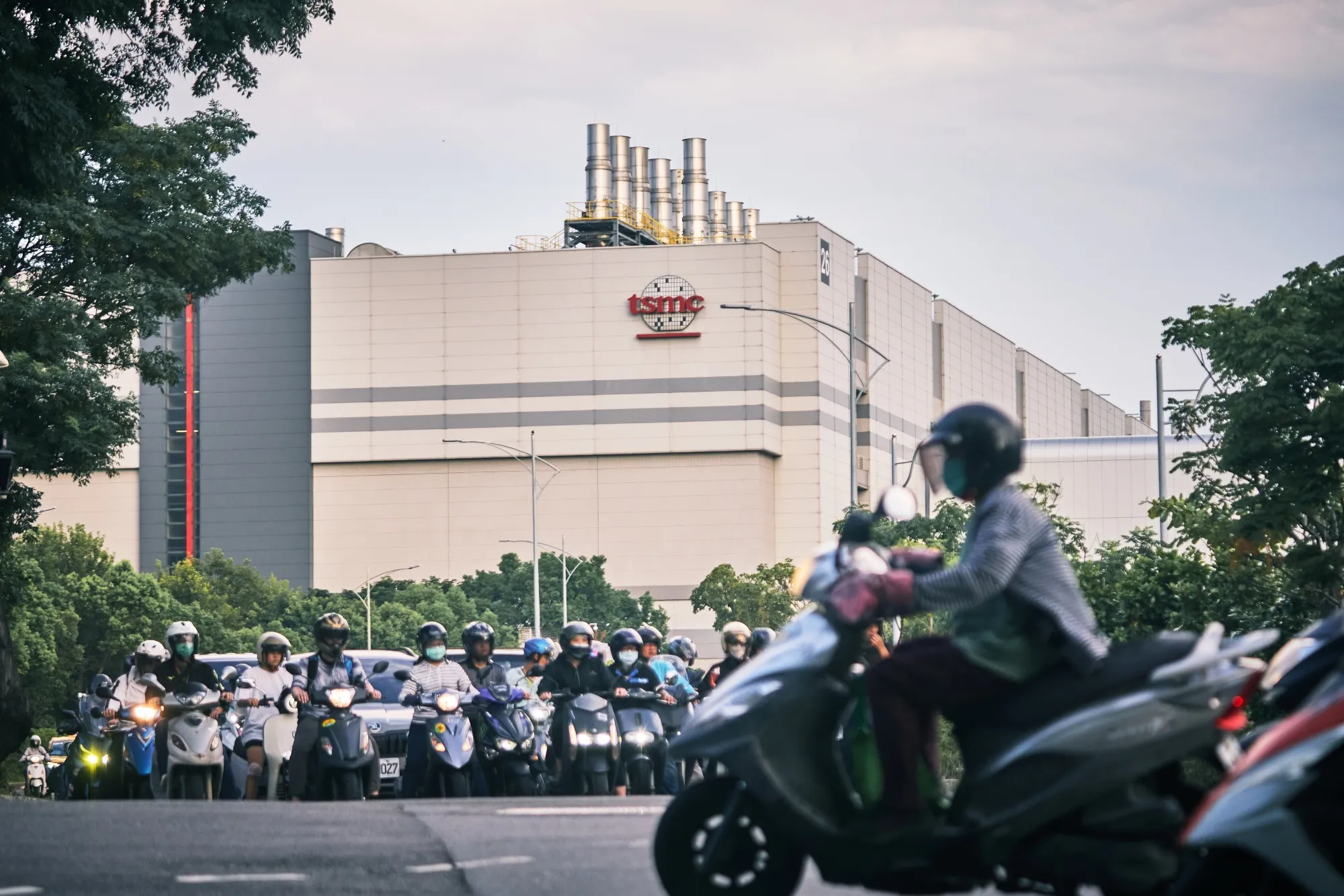 The TSMC campus in Hsinchu, Taiwan.