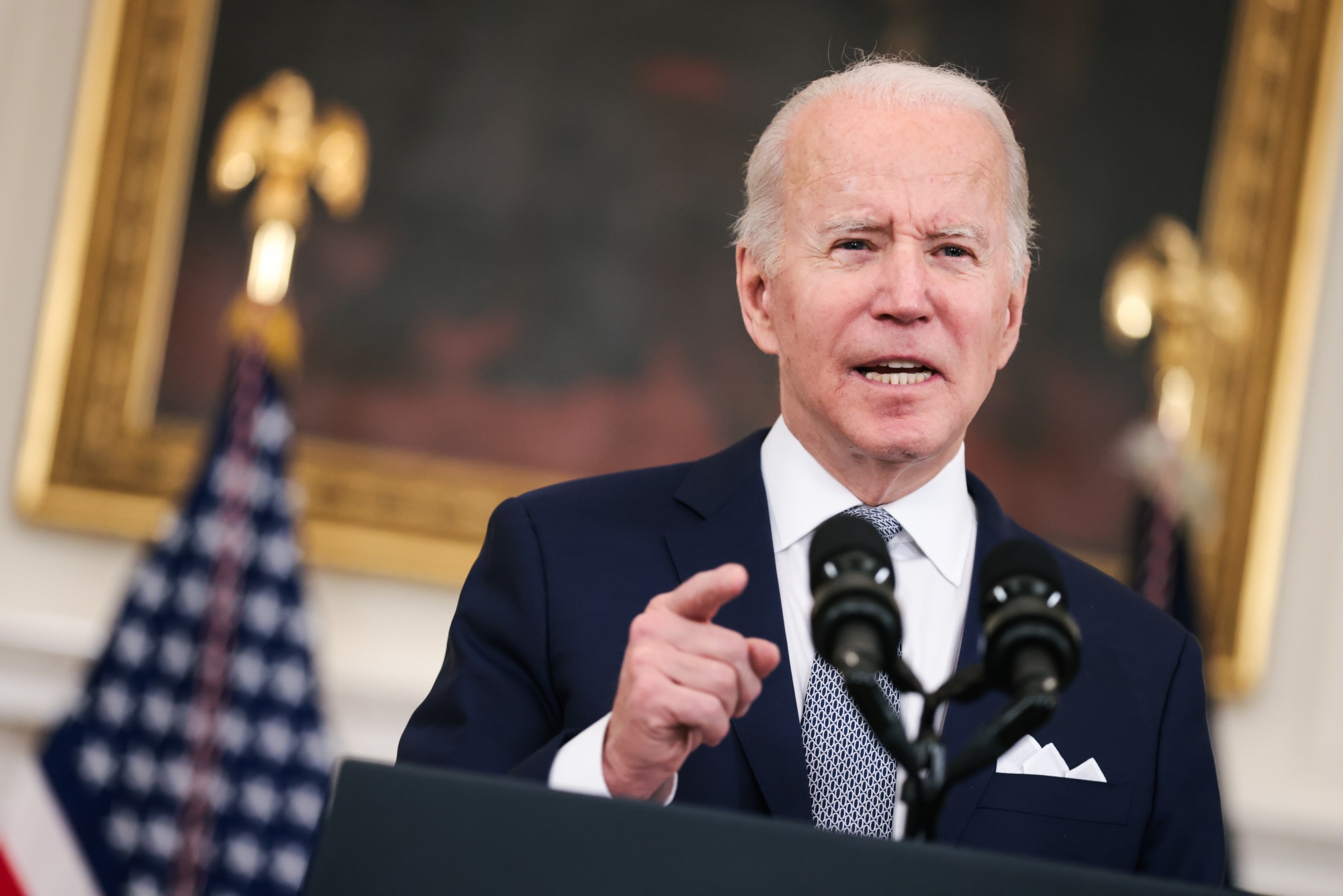 Biden Says Covid Isn't 'New Normal' But It's Here to Stay - Bloomberg