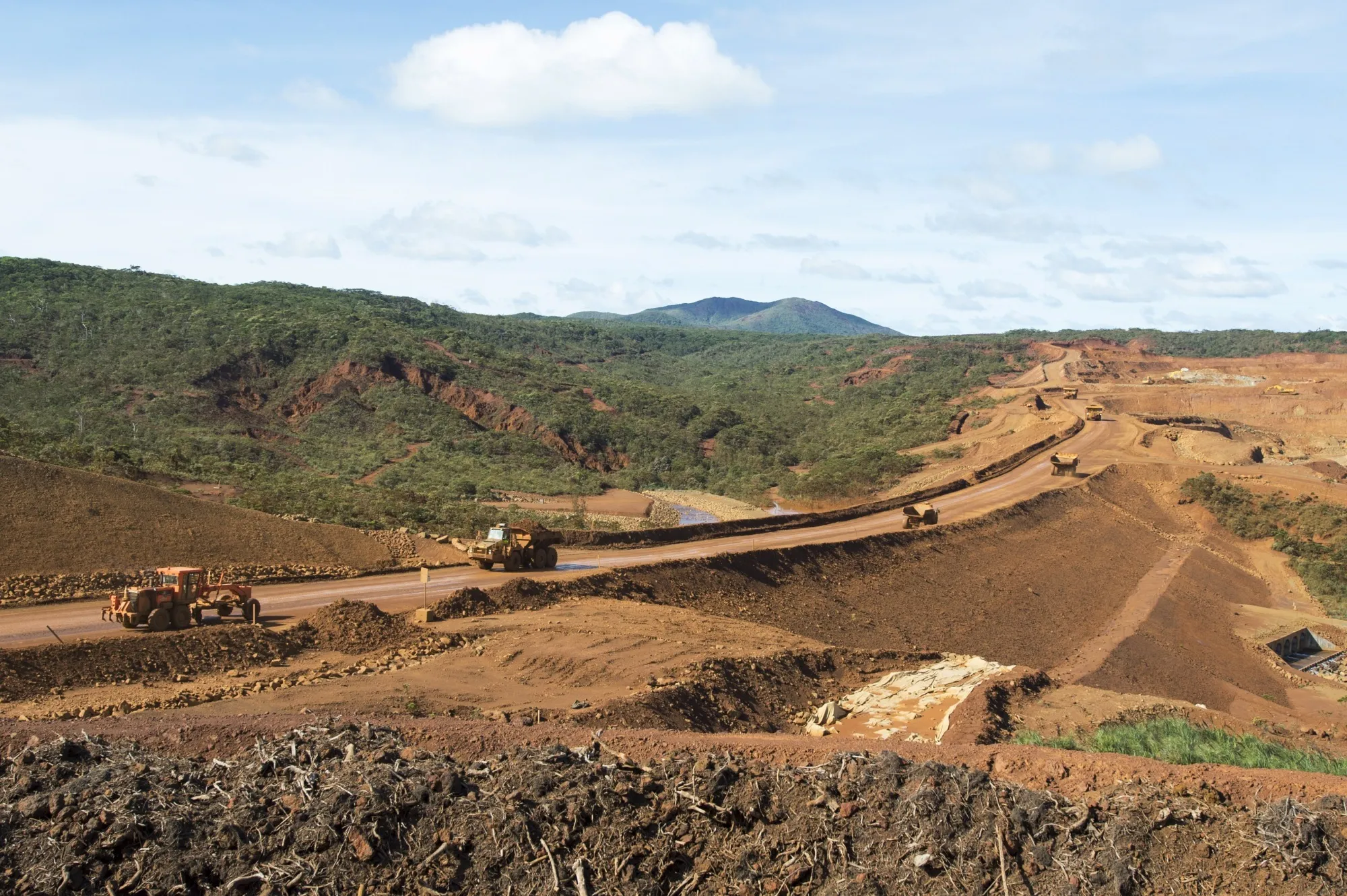 The Goro nickel mine in southern New Caledonia in 2015.