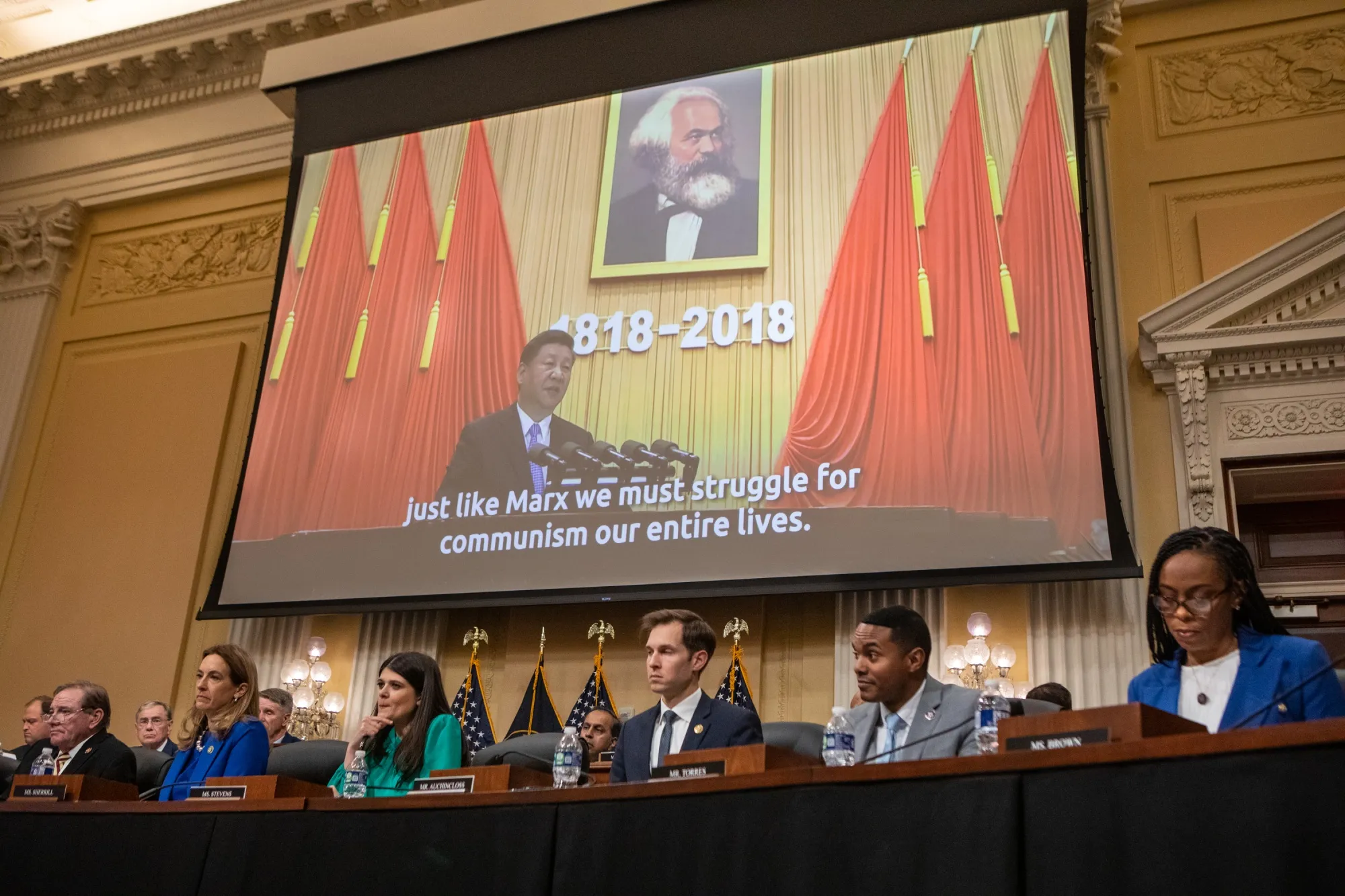 A House panel discusses US-China policy.