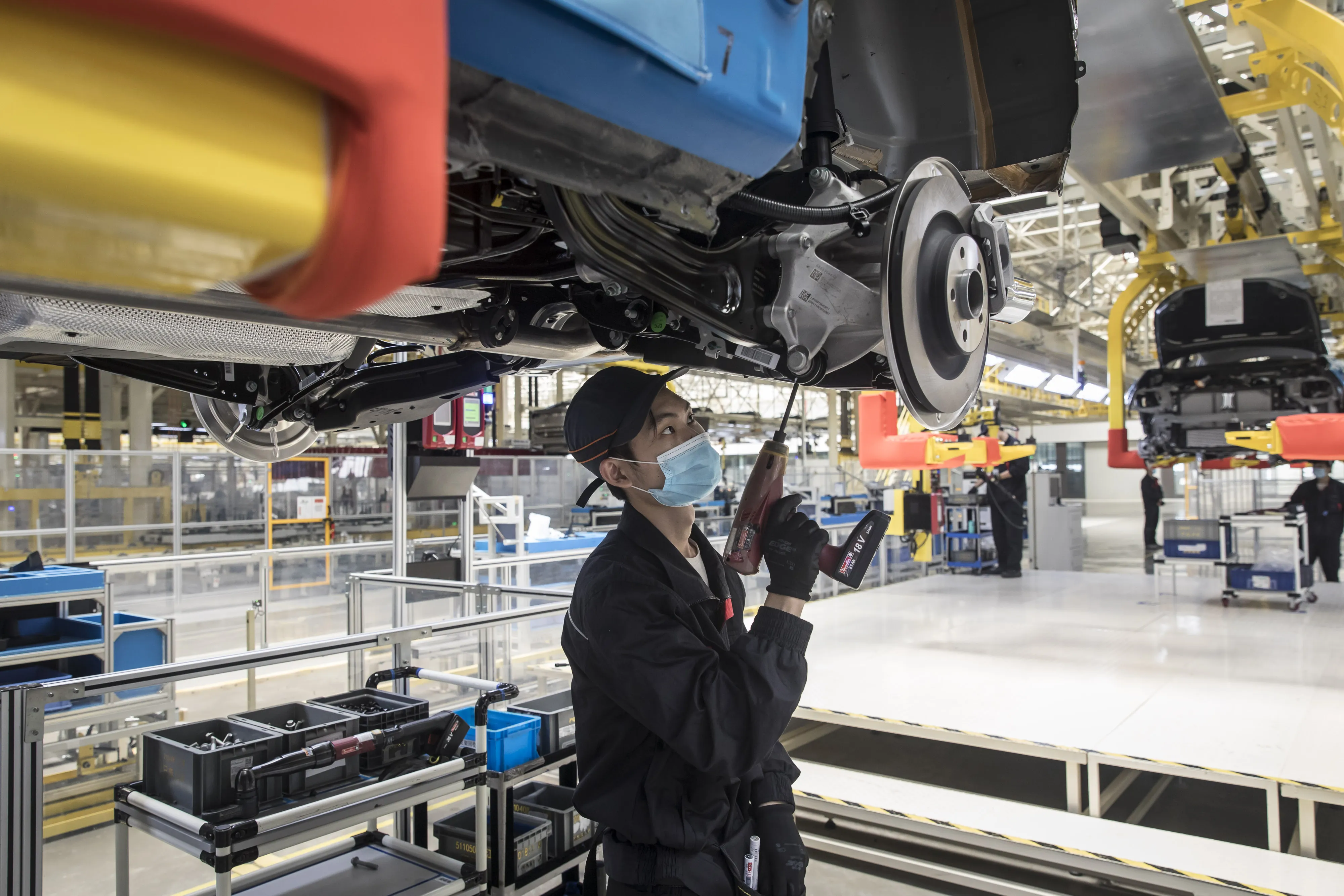 Manufacturing Inside A Geely Automobile Holdings Ltd. Plant Ahead of China PMI Data