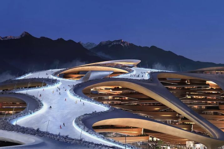 Neom’s Desert Ski Resort Strains Saudi Prince’s $1.5 Trillion Plan