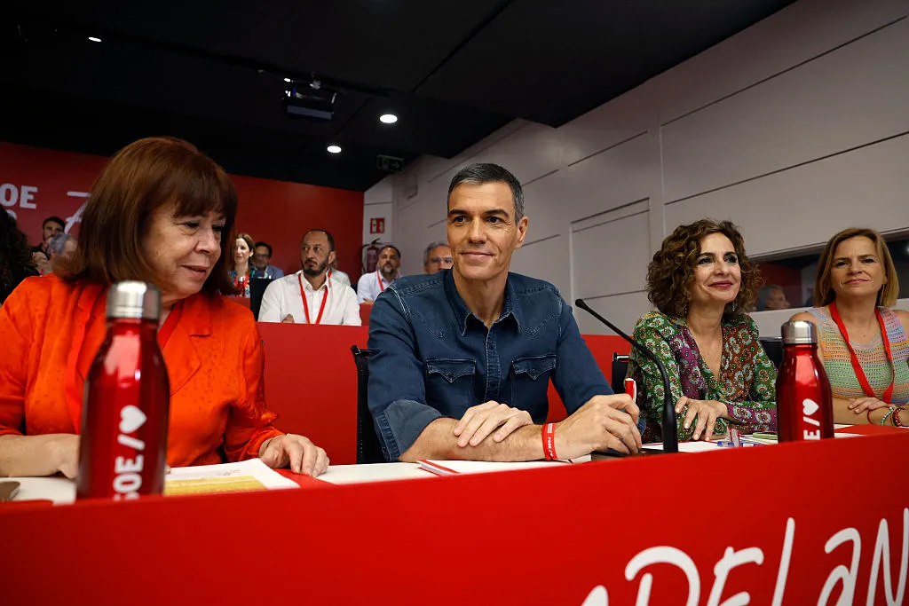 Pedro Sanchez at Spain's Socialist party headquarters in Madrid, on July 5.