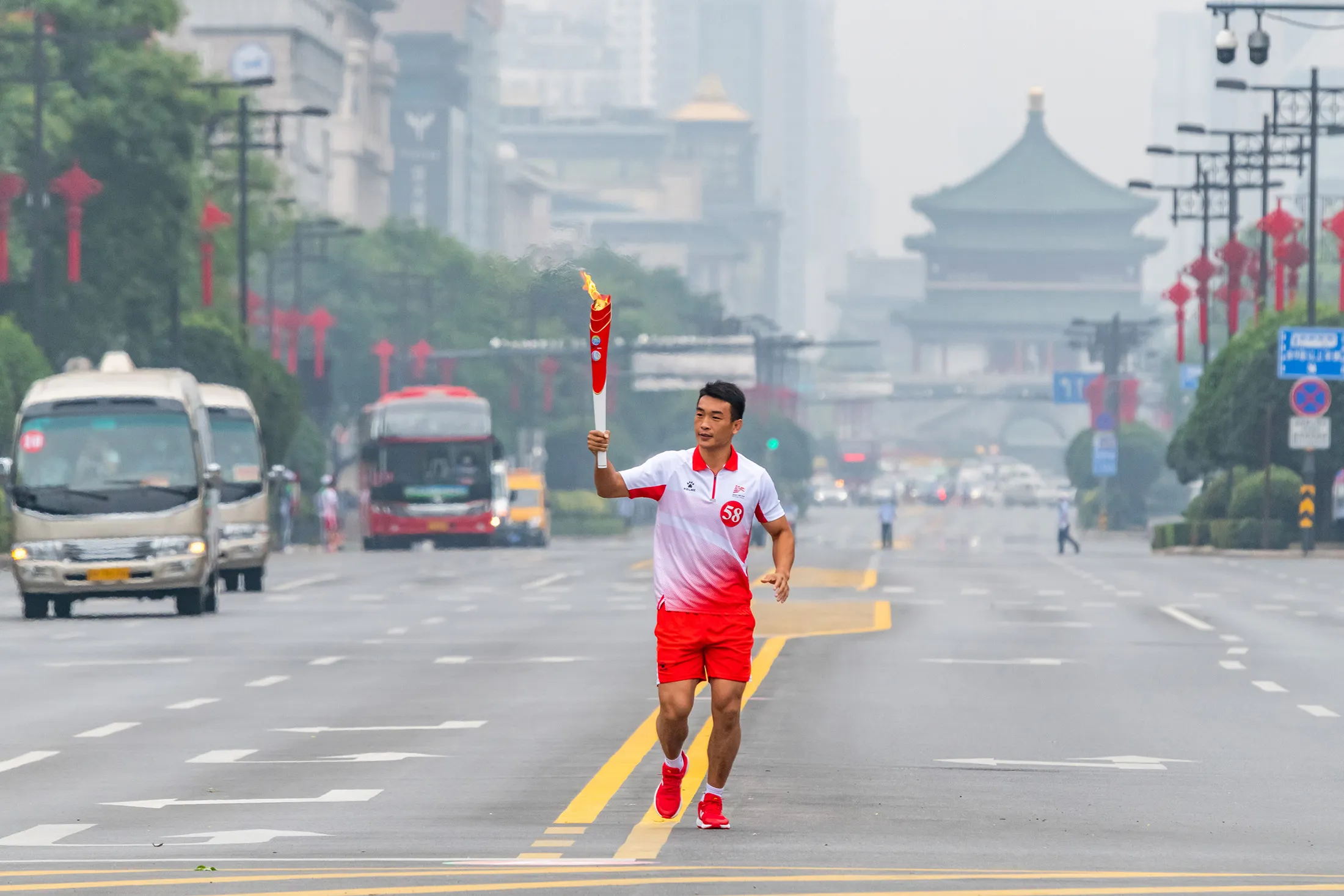 China's 14th National Games - Torch Relay