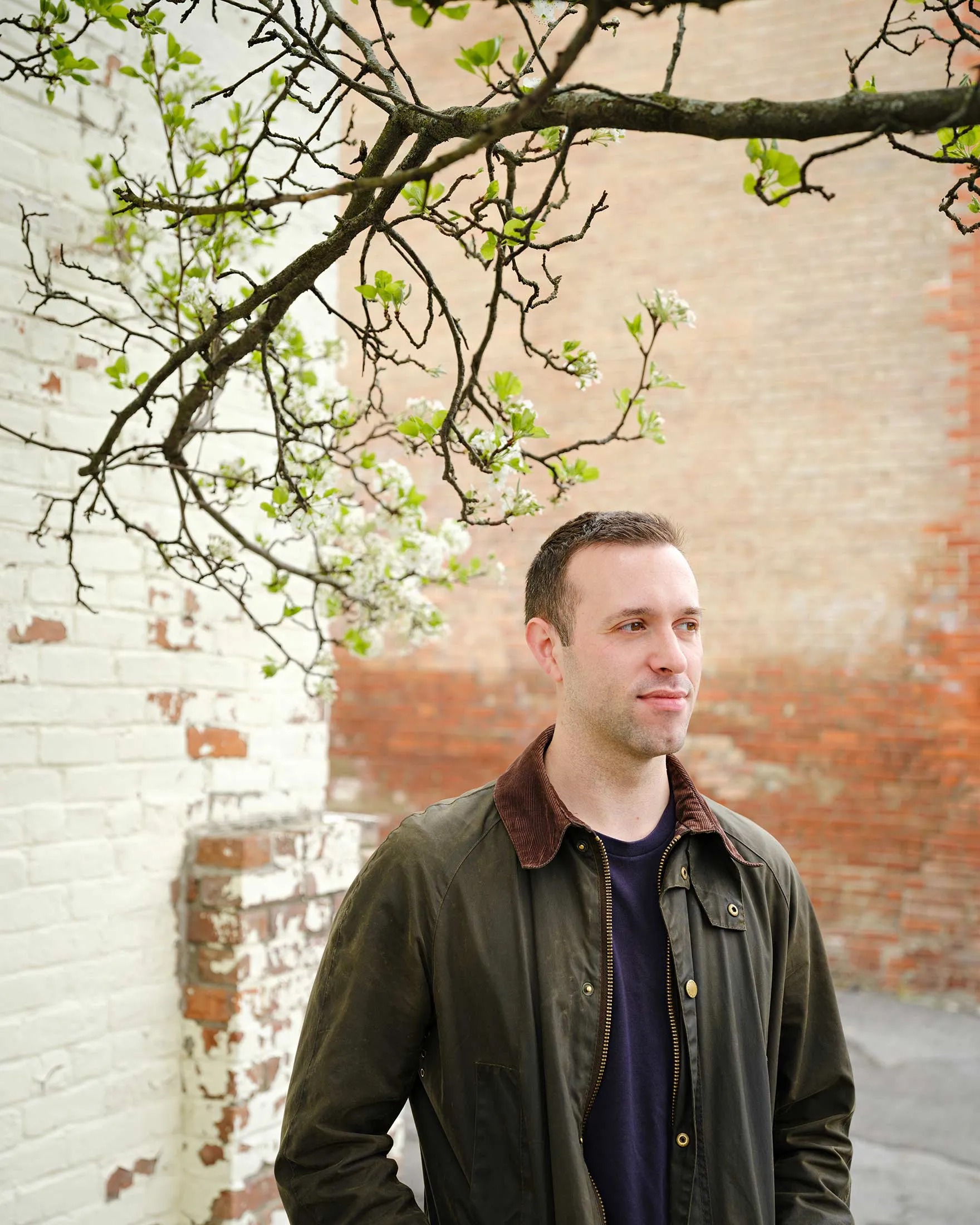 Author Daniel Lefferts in Hudson, New York.