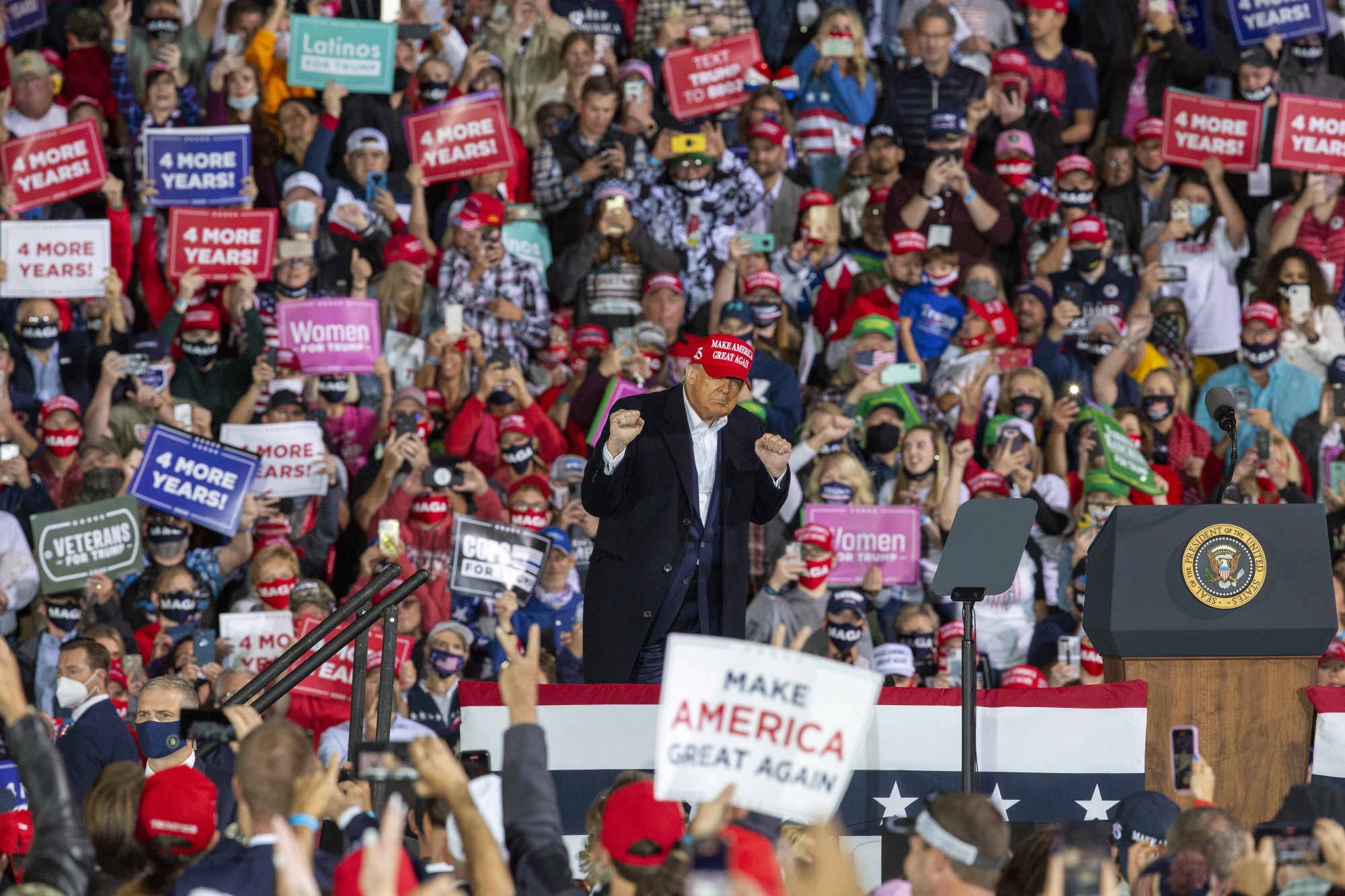 Election 2020 News: Trump Tells Falsehoods About Biden At Final ...