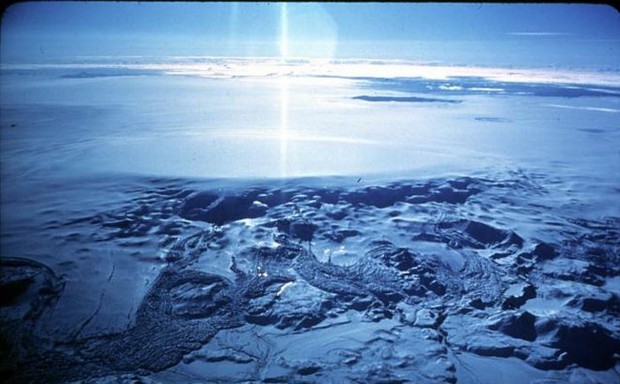Bardarbunga hidden beneath an icecap in 1977.