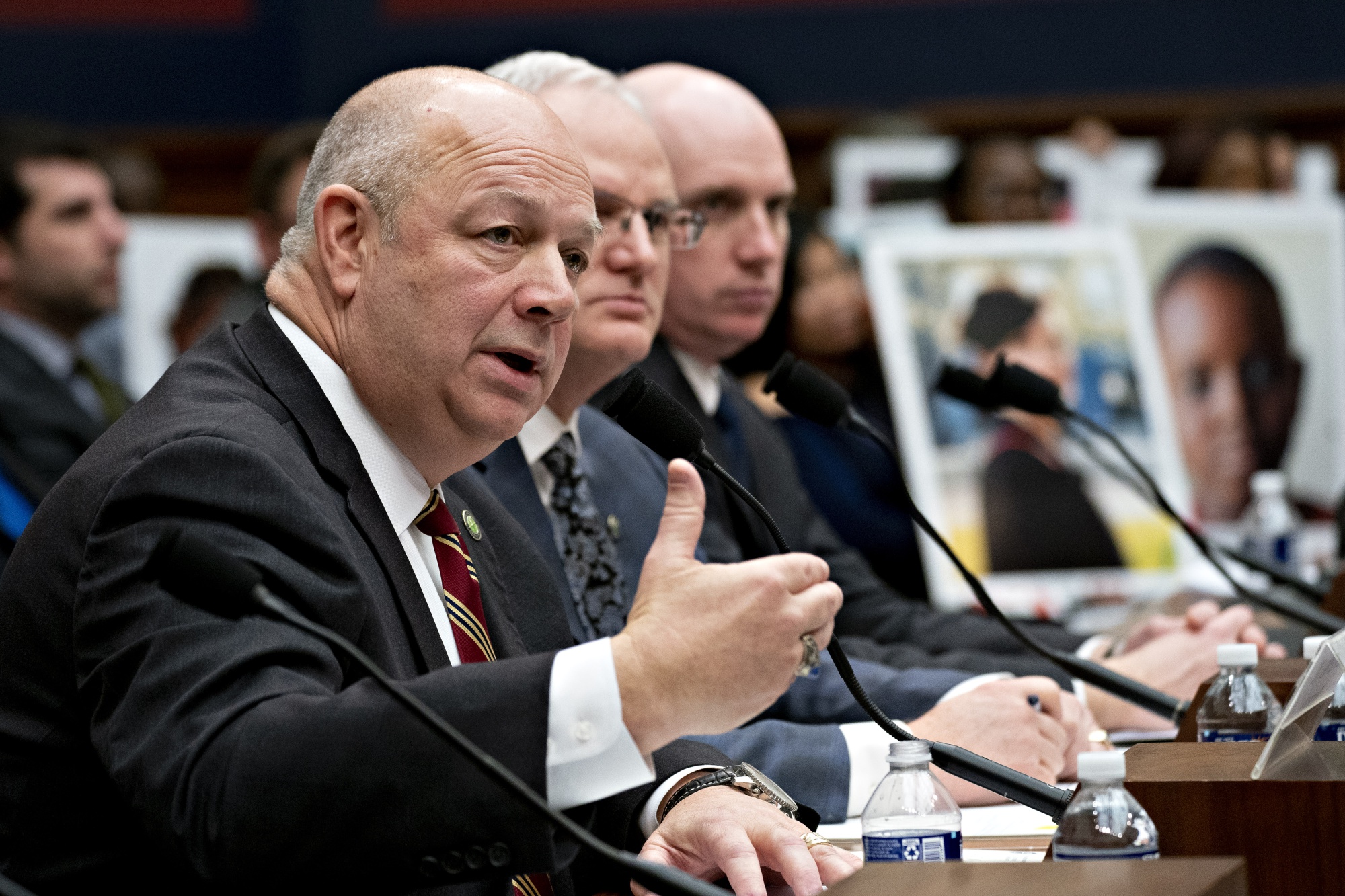 FAA Administrator Stephen Dickson speaks during a hearing on the Boeing Co. 737 Max aircraft in Washington on&nbsp;Dec. 11.&nbsp;