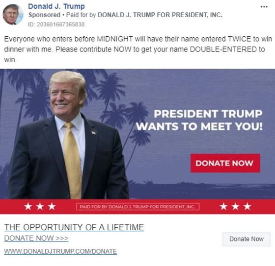 Donald Trump’s Facebook Ads Look Different Than Democrats’