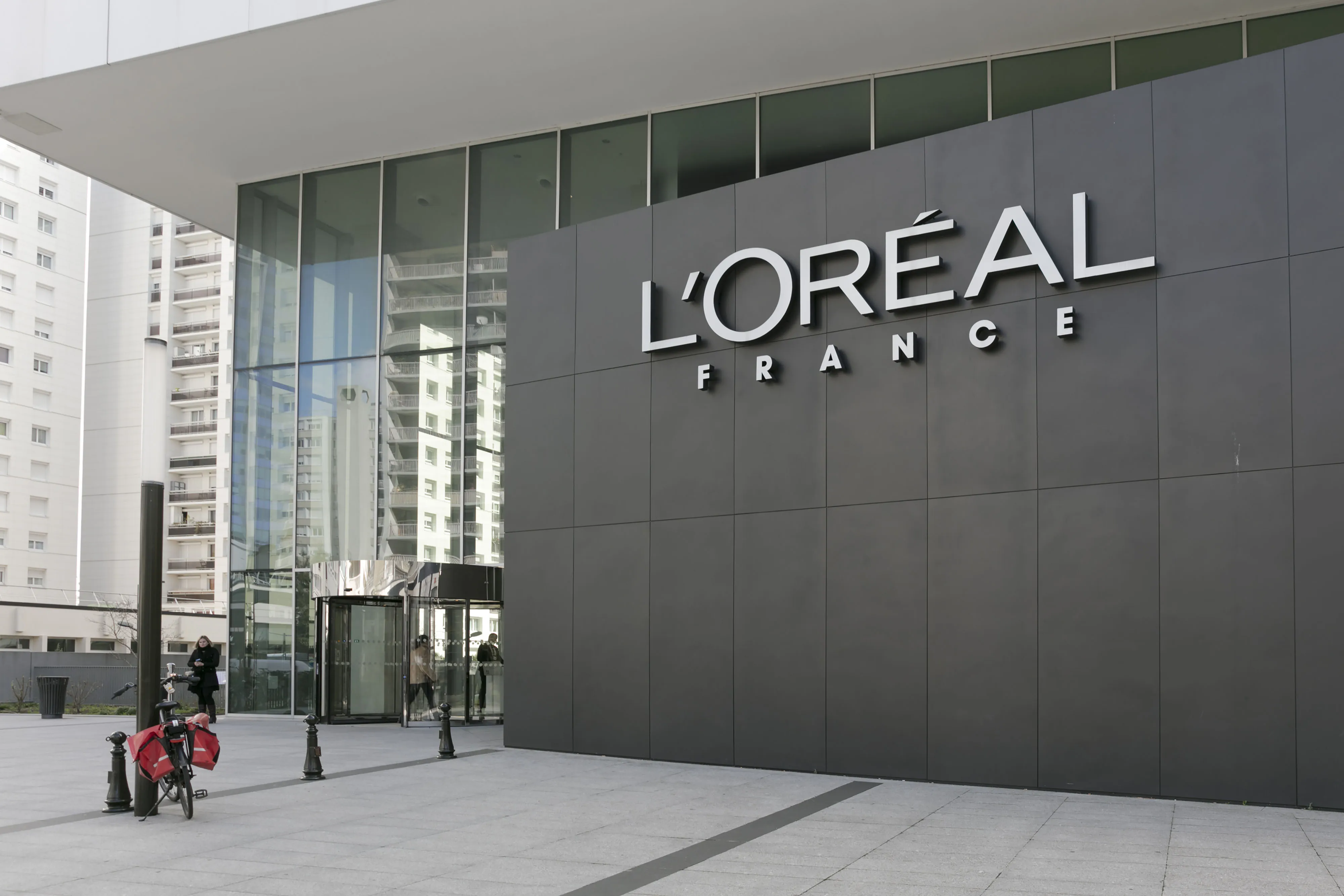 L'Oreal’s French headquarters in the Levallois-Perret district of Paris, France, on&nbsp;March 12.