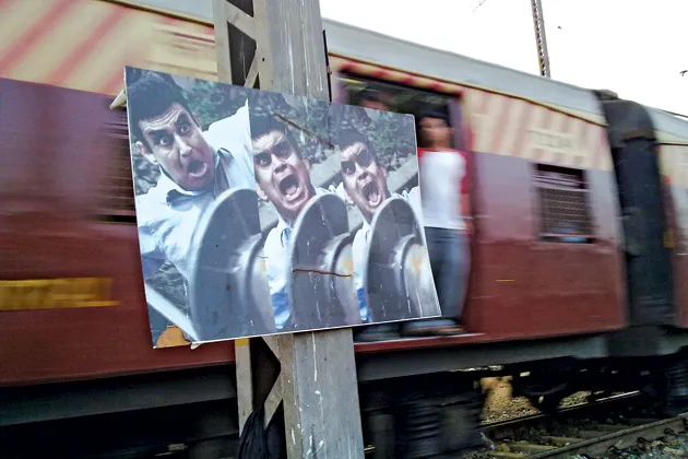 The railroad hopes to scare people straight off the tracks