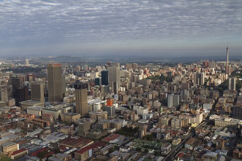 The Absa Capital Tower Stands in Johannesburg