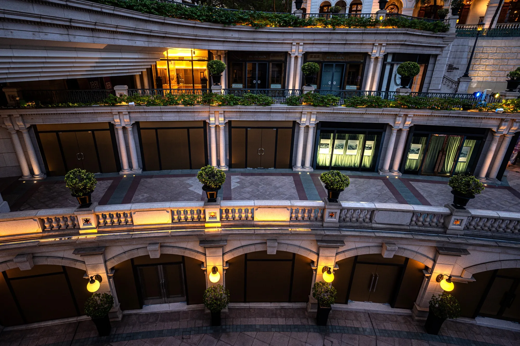 The 1881 Heritage shopping mall in Hong Kong.