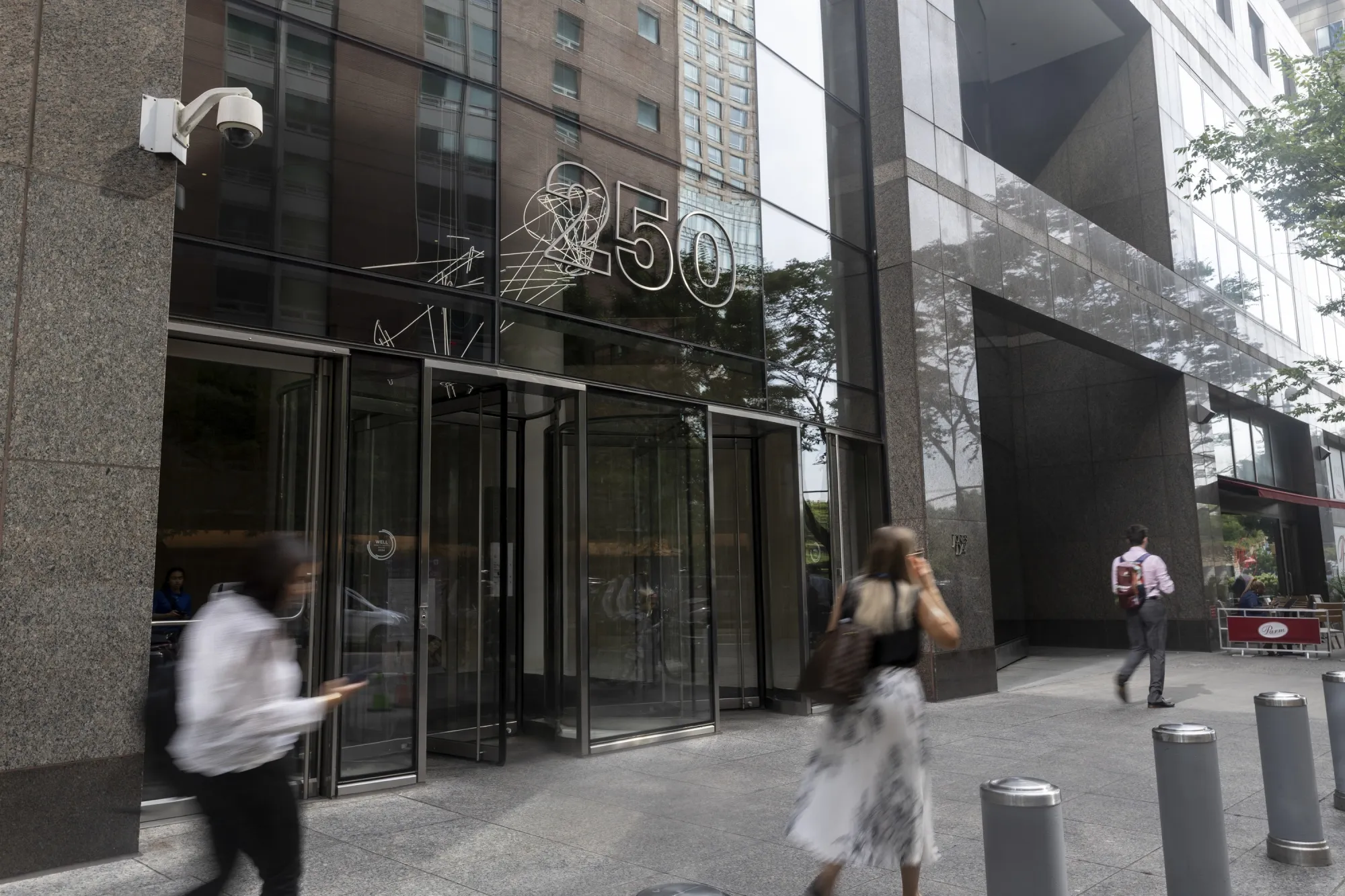 An office building that houses the Jane Street Group headquarters at 250 Vesey Street, in New York.