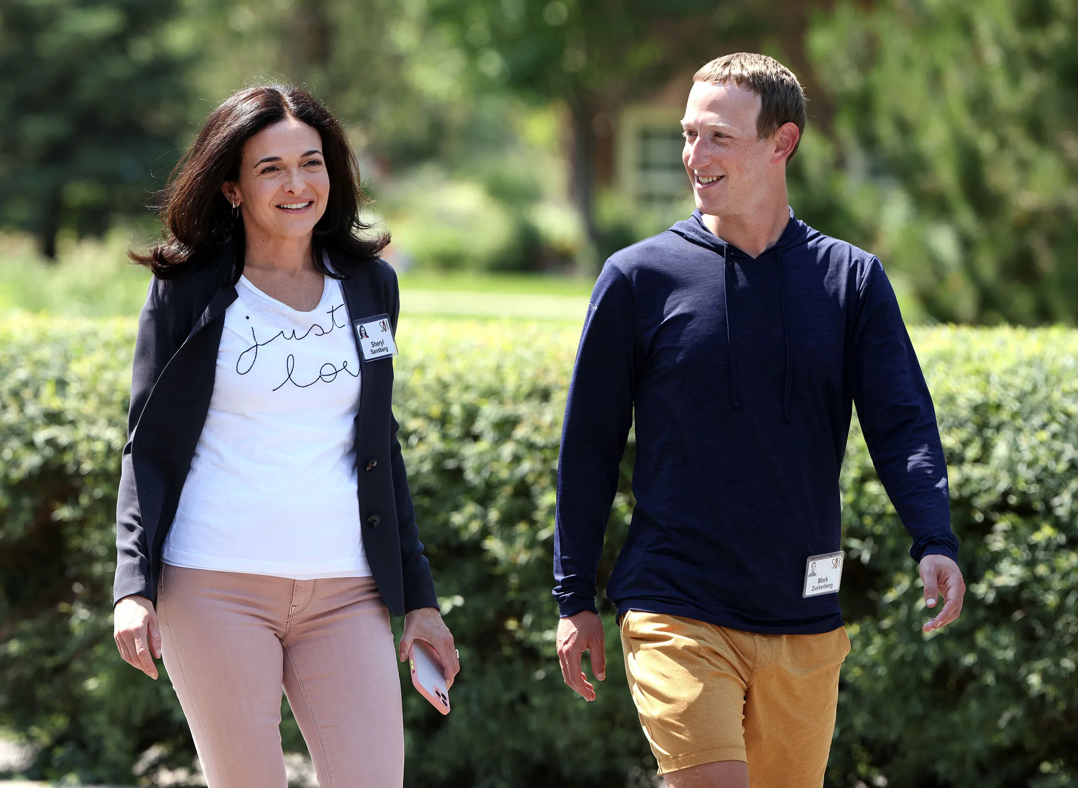 Sheryl Sandberg and Mark Zuckerberg&nbsp;