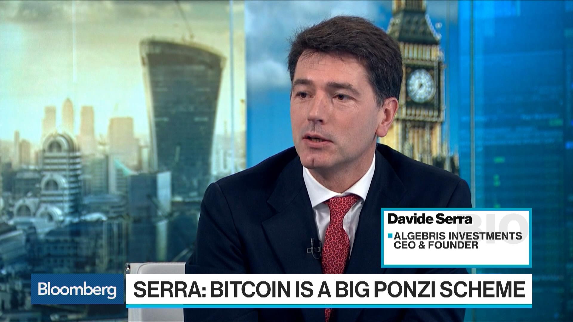 Algebris CEO Serra Says Bitcoin Is a Ponzi Scheme