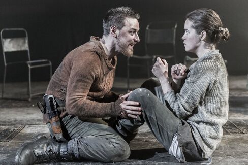 James McAvoy and Claire Foy