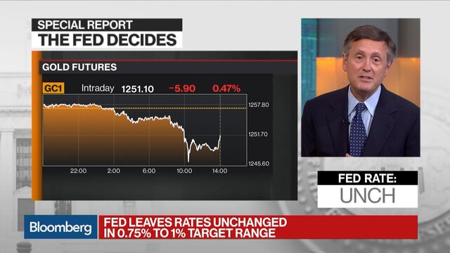 Fed Keeps Rates On Hold As Slowdown In Growth Seen Temporary - Bloomberg