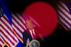 US President Donald Trump speaks at the Treasure Island Hotel and Casino in Las Vegas on Sept. 13.