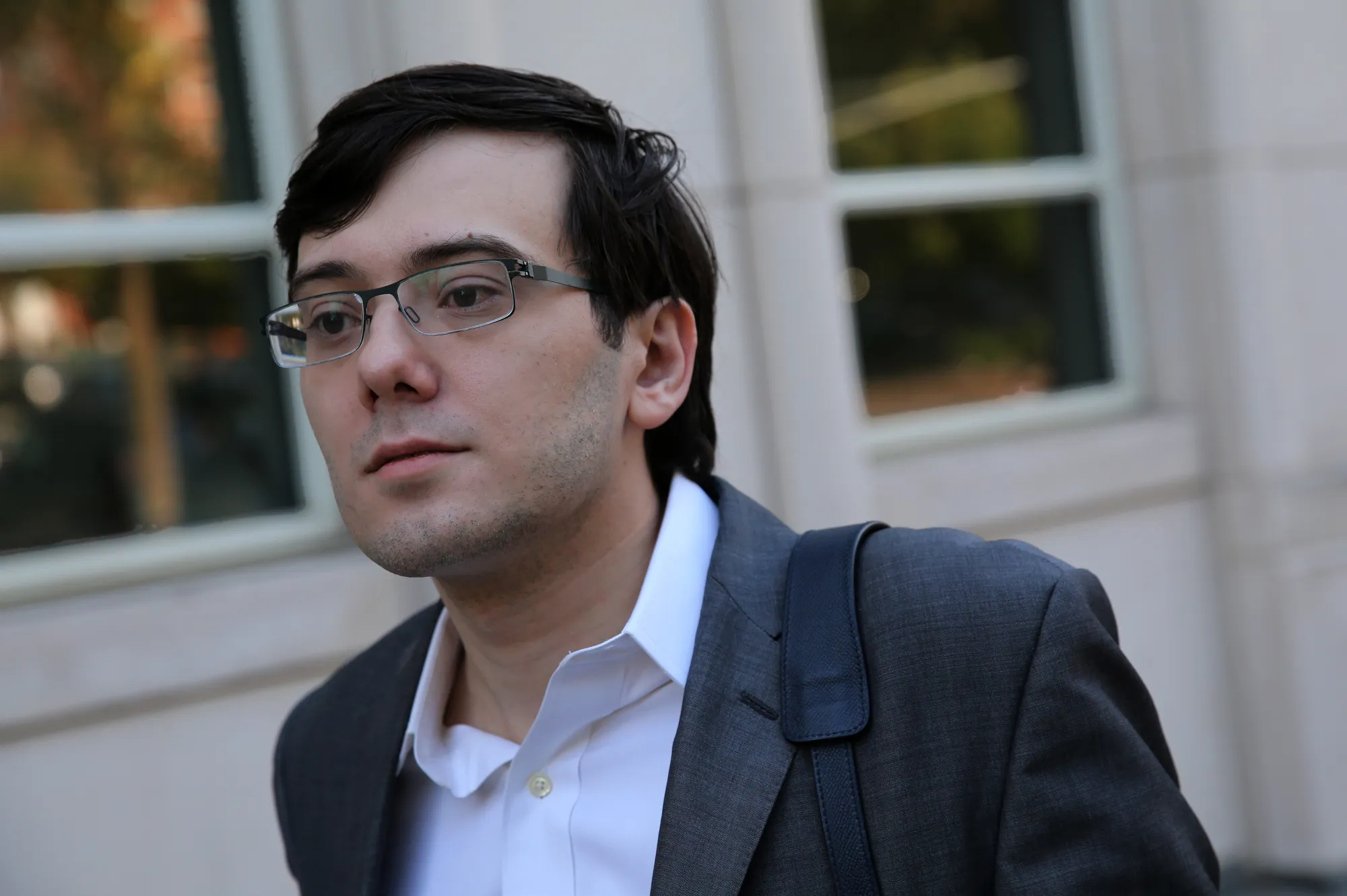 Martin Shkreli arrives at federal court in Brooklyn, New York, on&nbsp;Aug. 3, 2017.&nbsp;