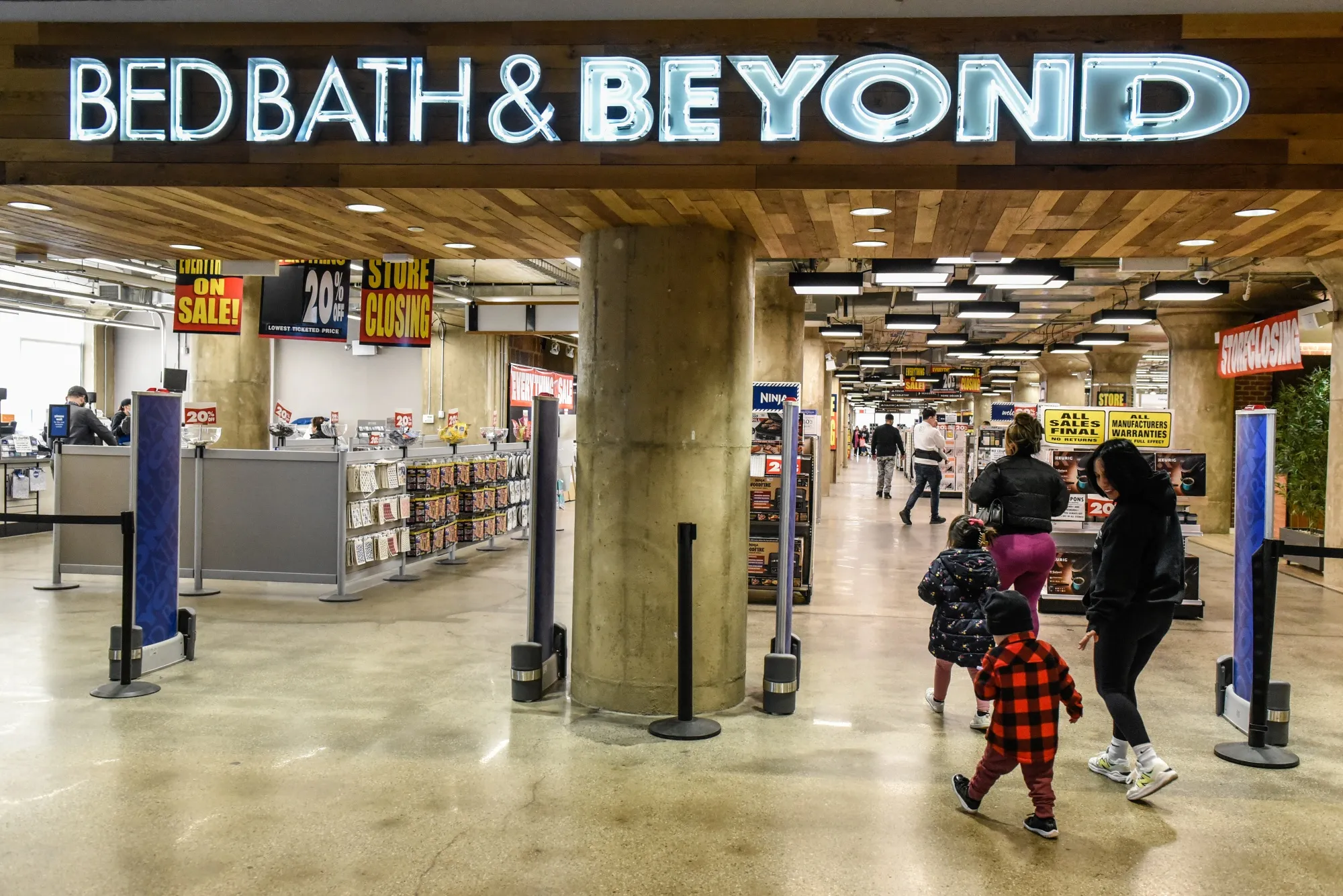 A Bed Bath &amp; Beyond store in the Brooklyn borough of New York, earlier in February.&nbsp;